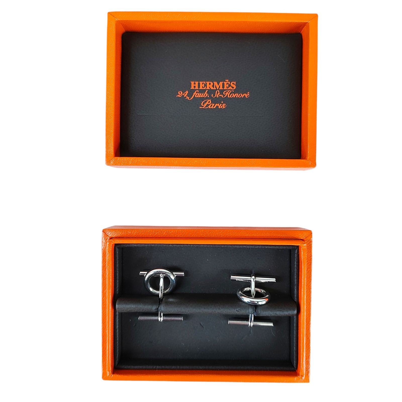 Hermes エルメス シェーヌダンクル カフスリンクス カフス AG925 FREE