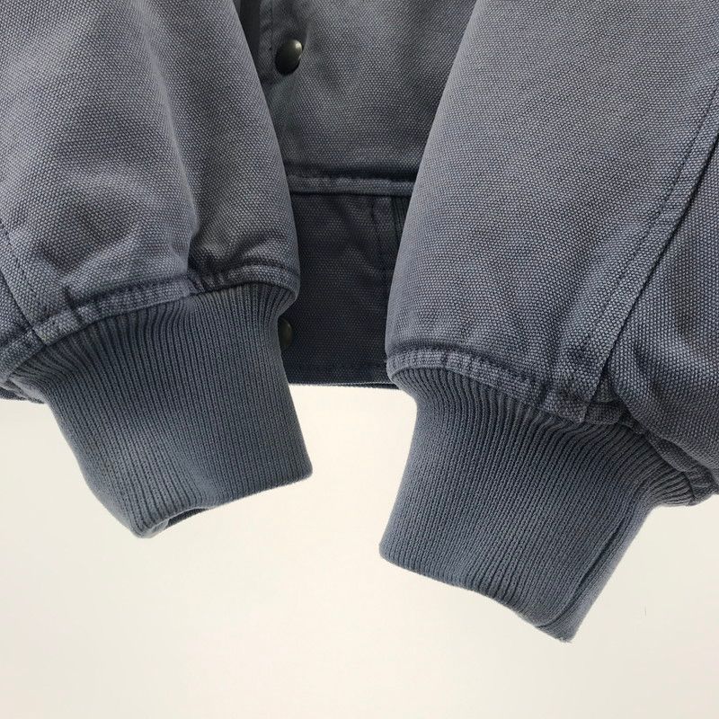 中古品】 STUSSY ステューシー GHOST LOGO CANVAS VARSITY JACKET