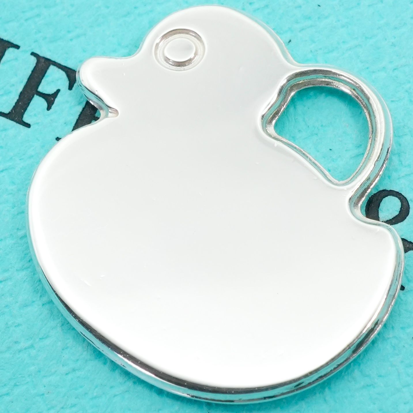 極美品 ティファニー ダック アヒル ペンダントトップ チャーム/24