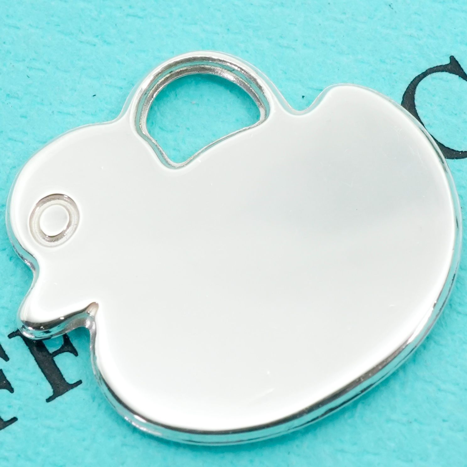 極美品 ティファニー ダック アヒル ペンダントトップ チャーム/24