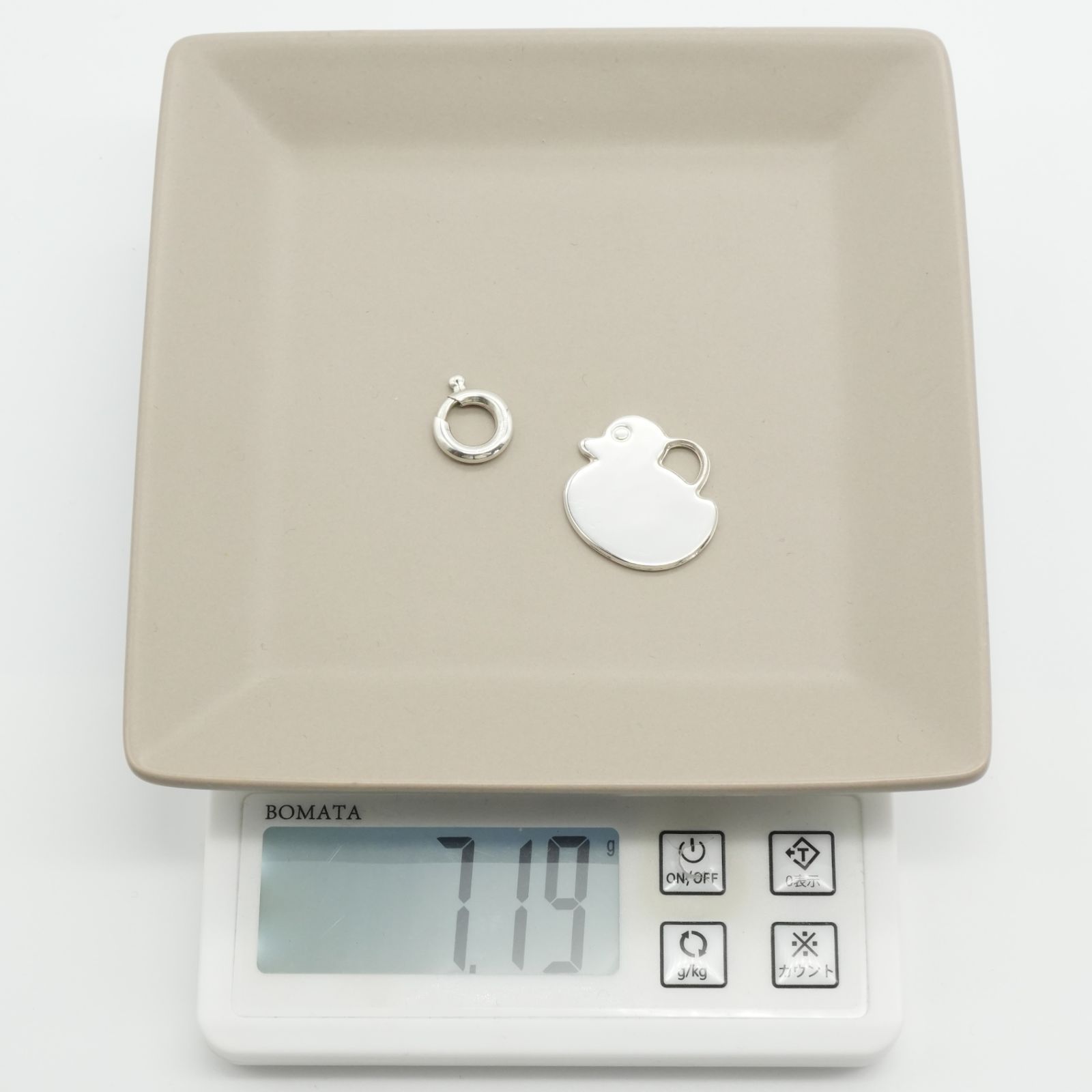 極美品 ティファニー ダック アヒル ペンダントトップ チャーム/24