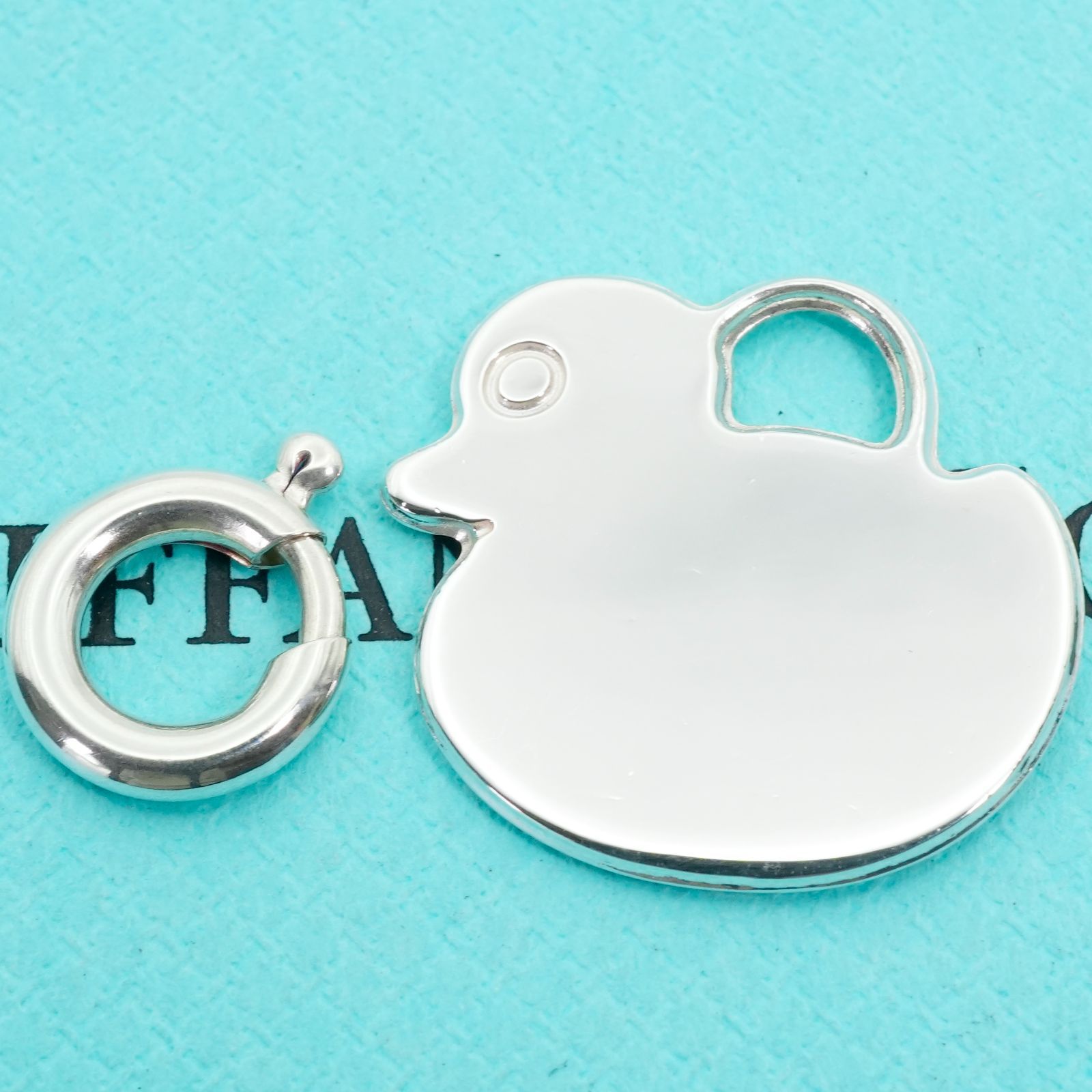 極美品 ティファニー ダック アヒル ペンダントトップ チャーム/24