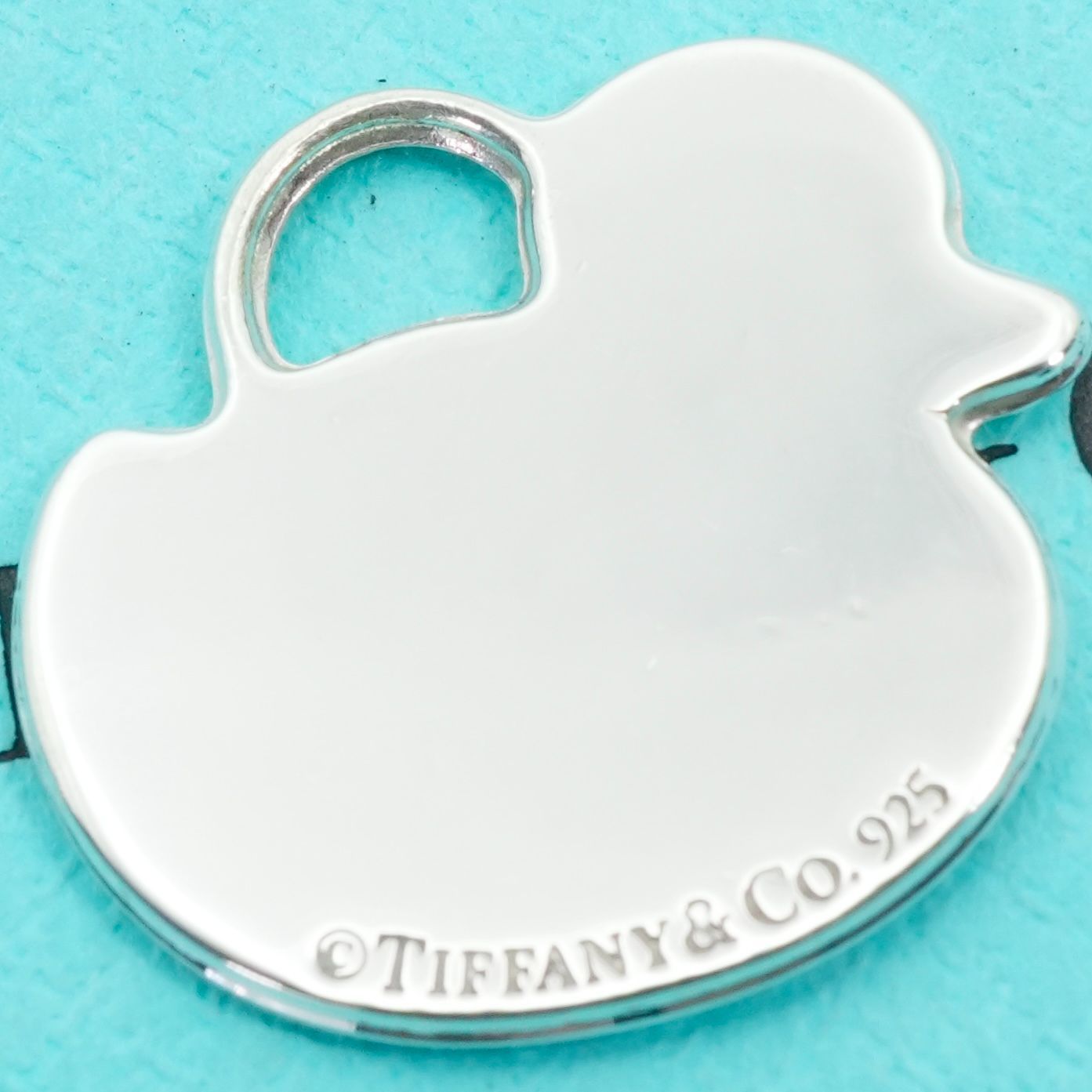 極美品 ティファニー ダック アヒル ペンダントトップ チャーム/24