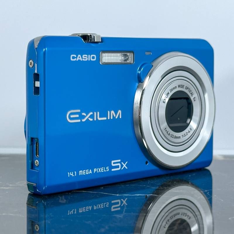 CASIO EXILIM EX-ZS10 ブルー コンデジ デジカメ 光学5倍ズーム HD動画