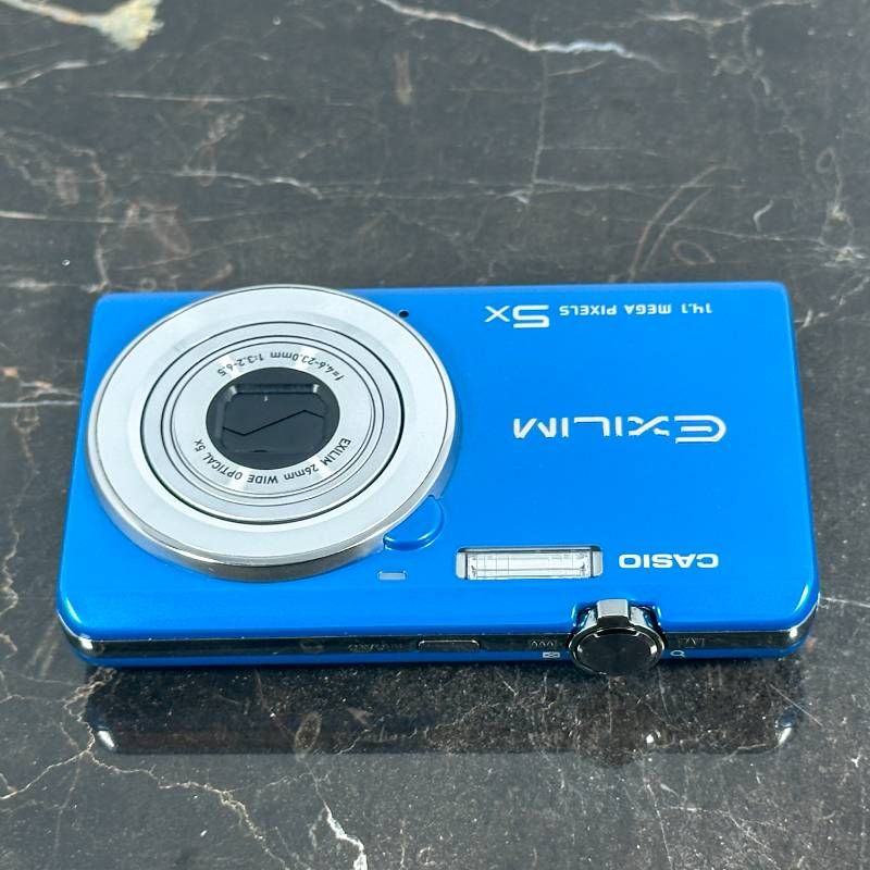 CASIO EXILIM EX-ZS10 ブルー コンデジ デジカメ 光学5倍ズーム HD動画