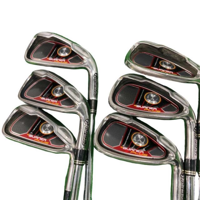 中古】 テーラーメイド BURNER PLUS 6S アイアンセット IR NS PRO