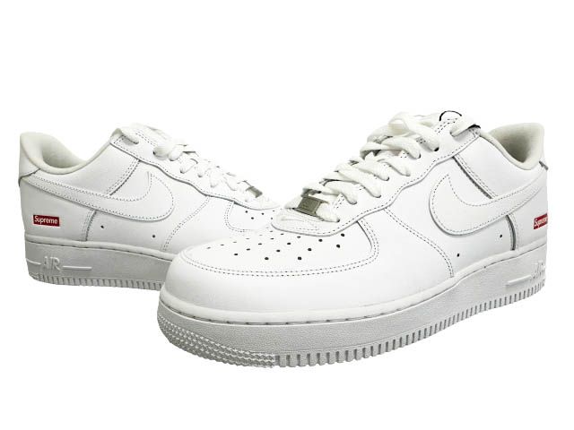 スニーカー Supreme Nike Air Force 1 White 27.5cm マックス ナイキ シュプリーム × Air Nike Supreme エア 0 プラス Low