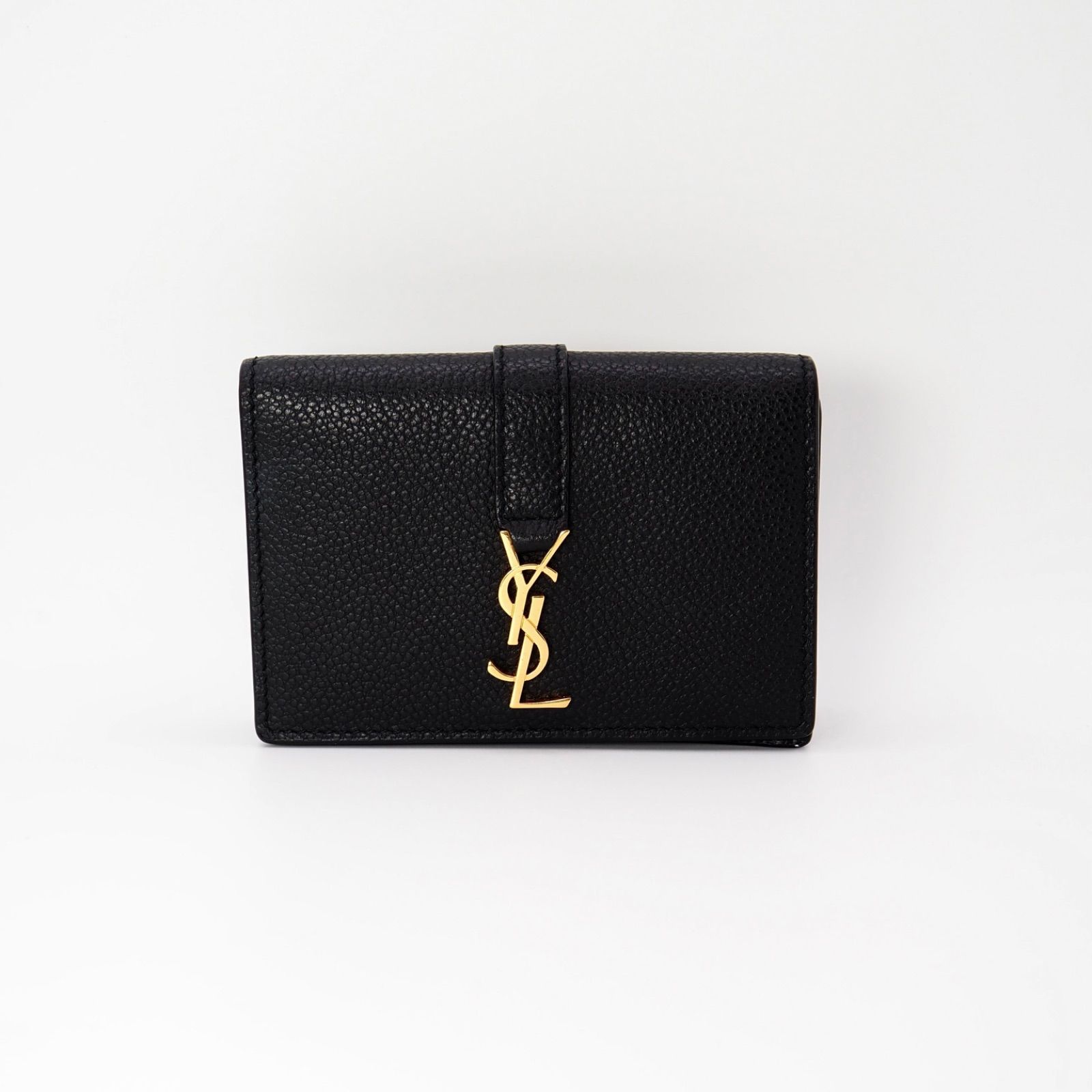 SAINT LAURENT PARIS モノグラムカードケース ブラック サンローラン 
