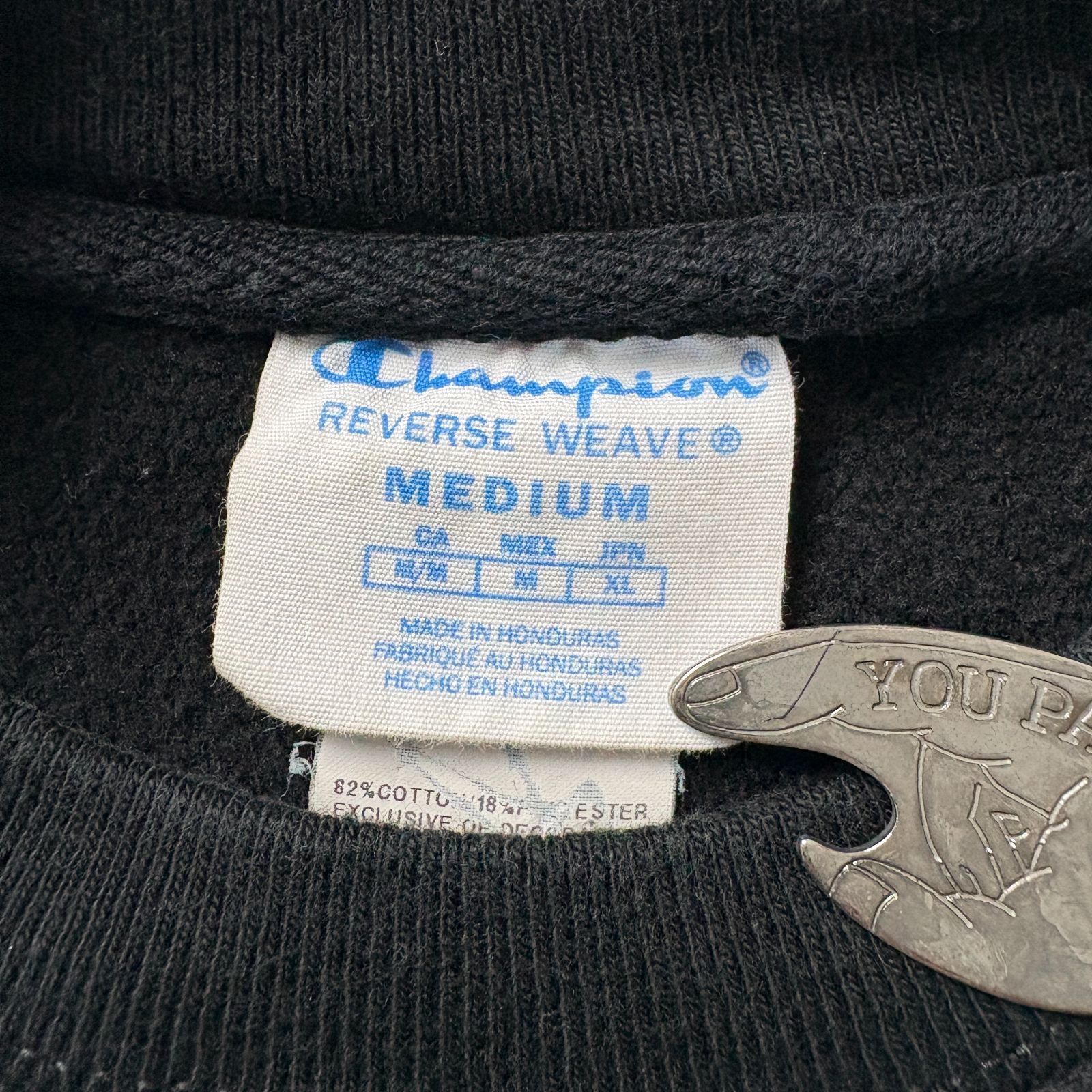 Champion チャンピオン リバースウィーブ M ブラック 黒 スウェット 