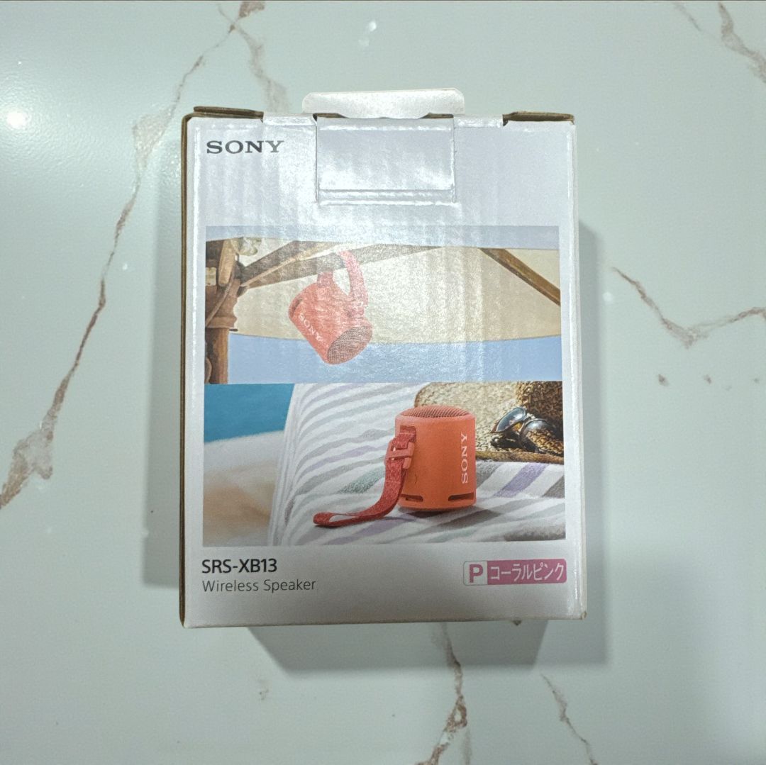 SONY ワイヤレスポータブルスピーカー SRS-XB13 コーラルピンク - メルカリ