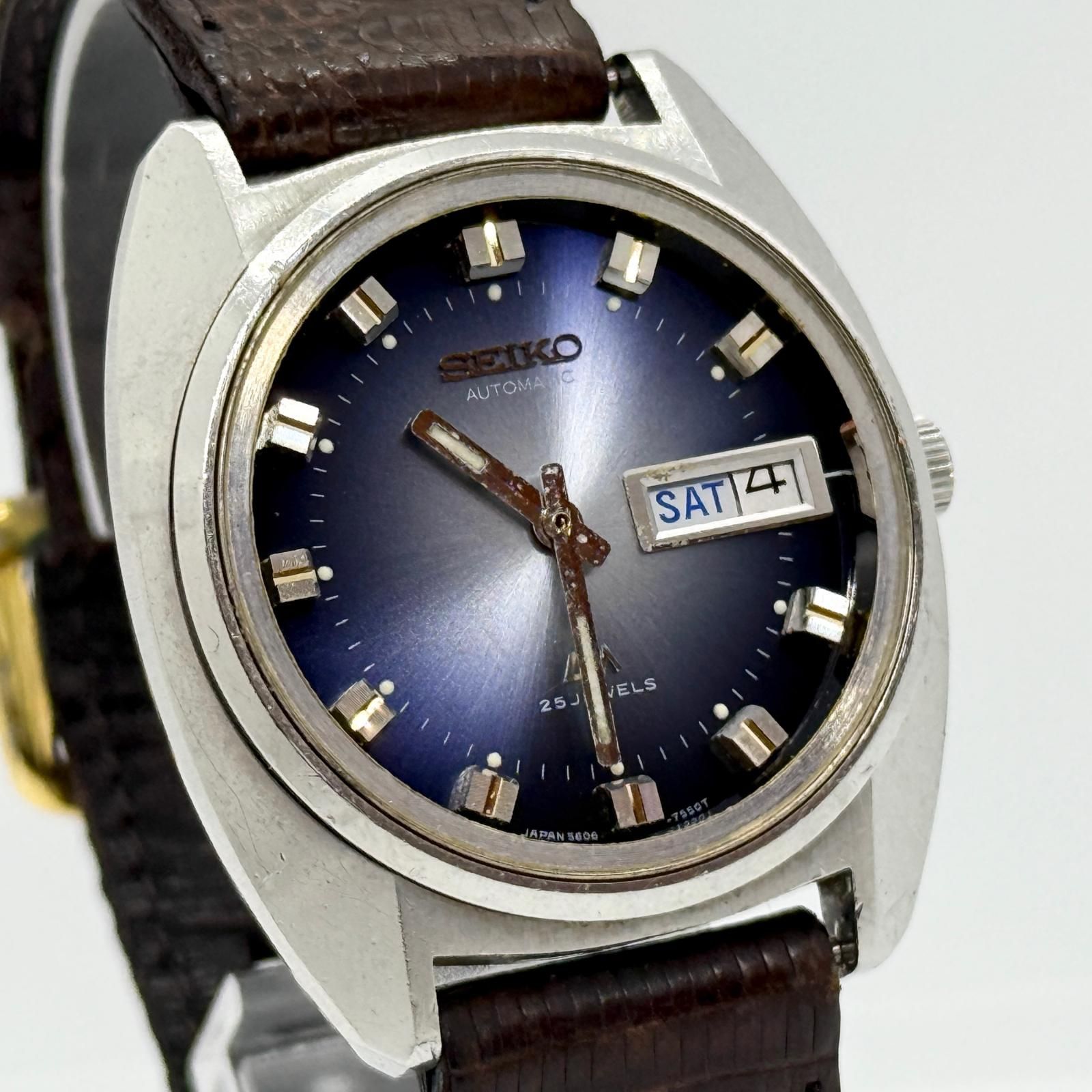 OH済 SEIKO LM セイコー ロードマチック 25石 自動巻 5606-5010 