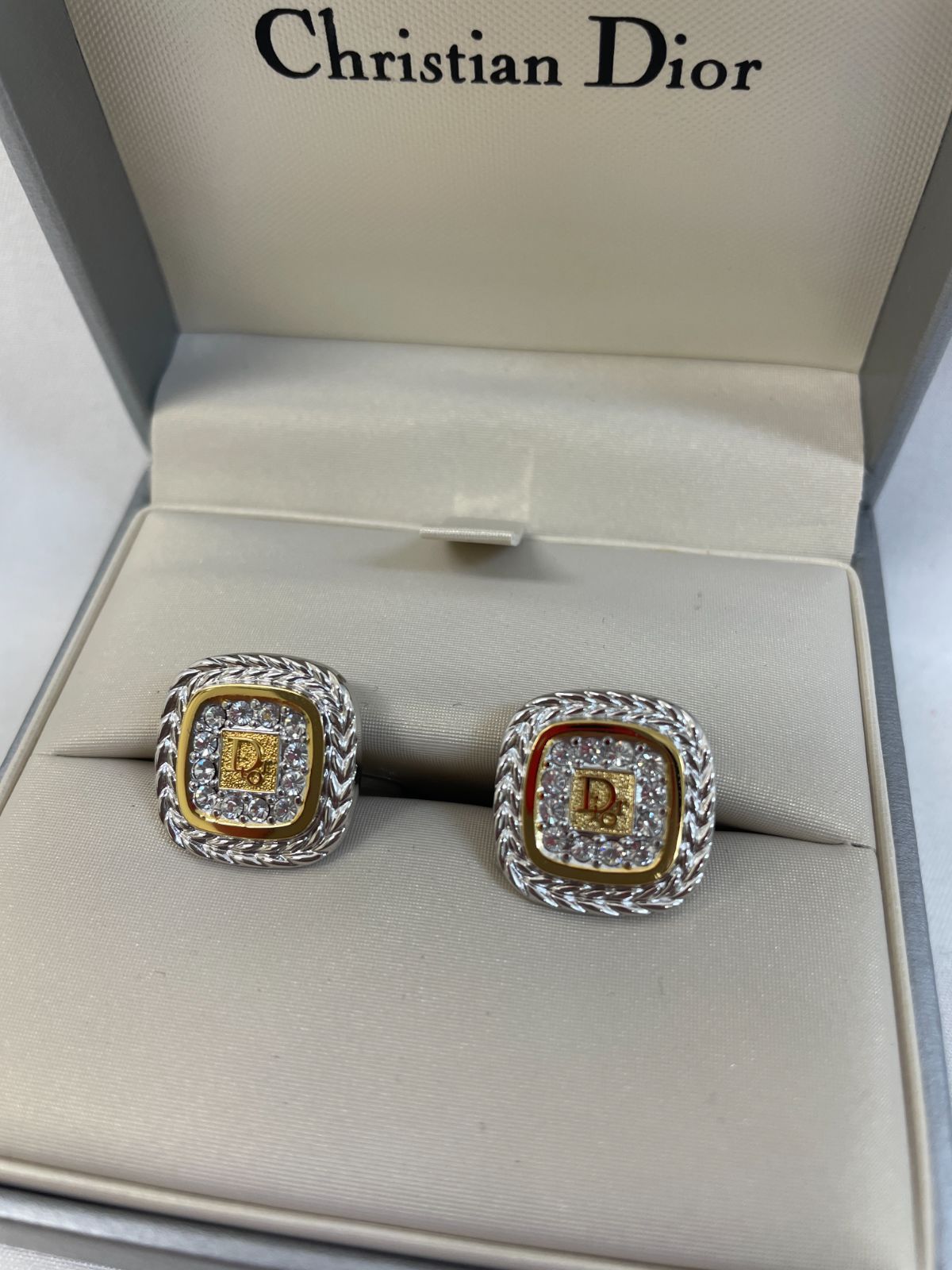 K【ヴィンテージ】Christian Dior クリスチャン ディオール カフス