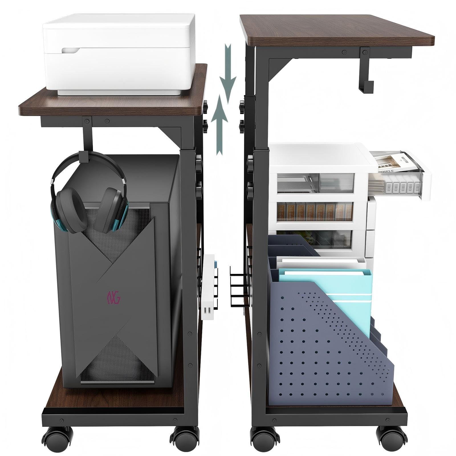 pcラック 昇降式 ガレリア ゲーミングpc ワゴン パソコンラック