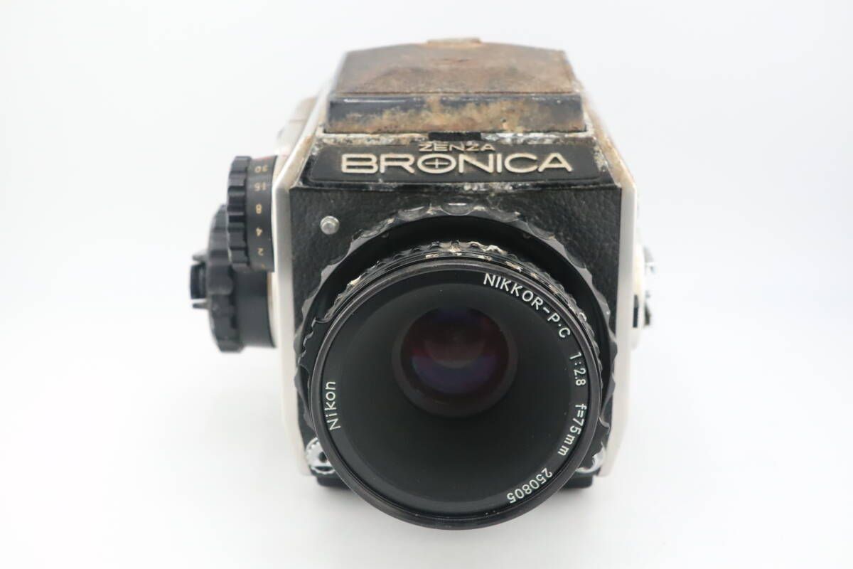 ☆ジャンク品☆ゼンザブロニカ ZENZA BRONICA NIKKOR-P.C 75mm F2.8
