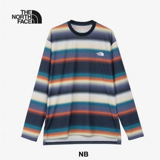 ザ・ノース・フェイス ロンt  ユニセックス THE NORTH FACE NT62491 L/S FRN FD BD CR 長袖Tシャツ ランニングウエア トレラン トレーニング ボーダー ノースフェイス (241114)