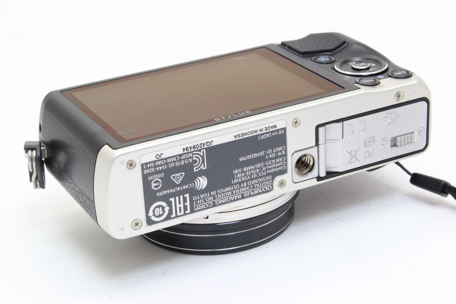 B+ (並品) OLYMPUS オリンパス STYLUS SH-1 シルバー 初期不良返品無料