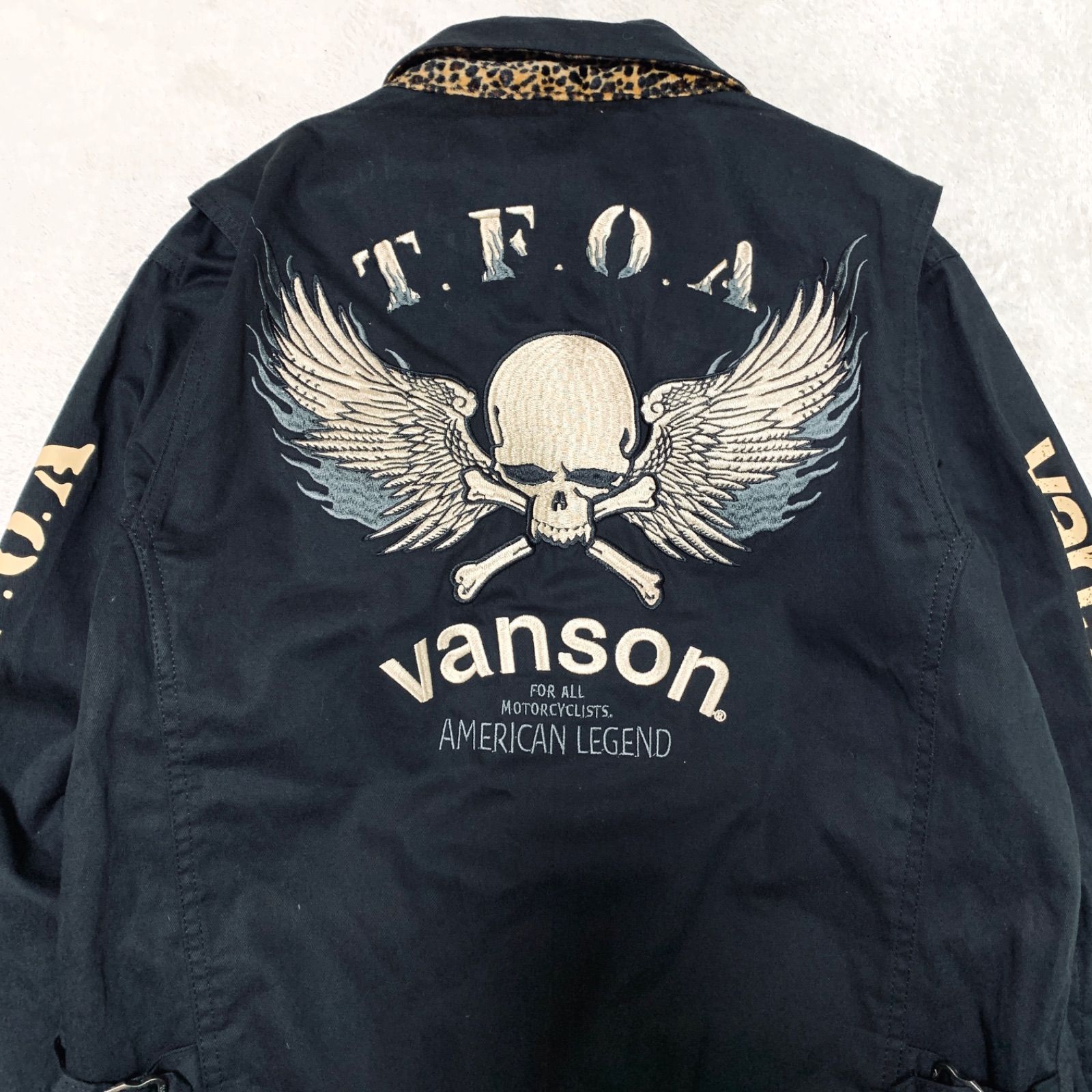VANSON × 武装戦線 つなぎ オールインワン T.F.O.A CROWS クローズ