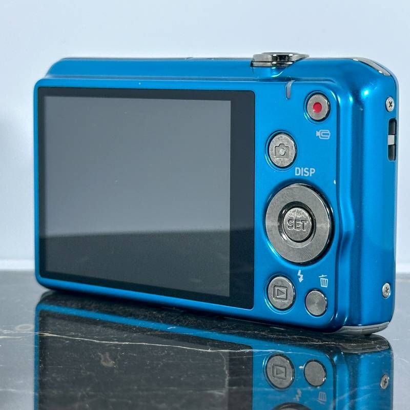 美品】CASIO EXILIM EX-ZS25 ブルー 1610万画素 光学6倍ズーム 手ブレ