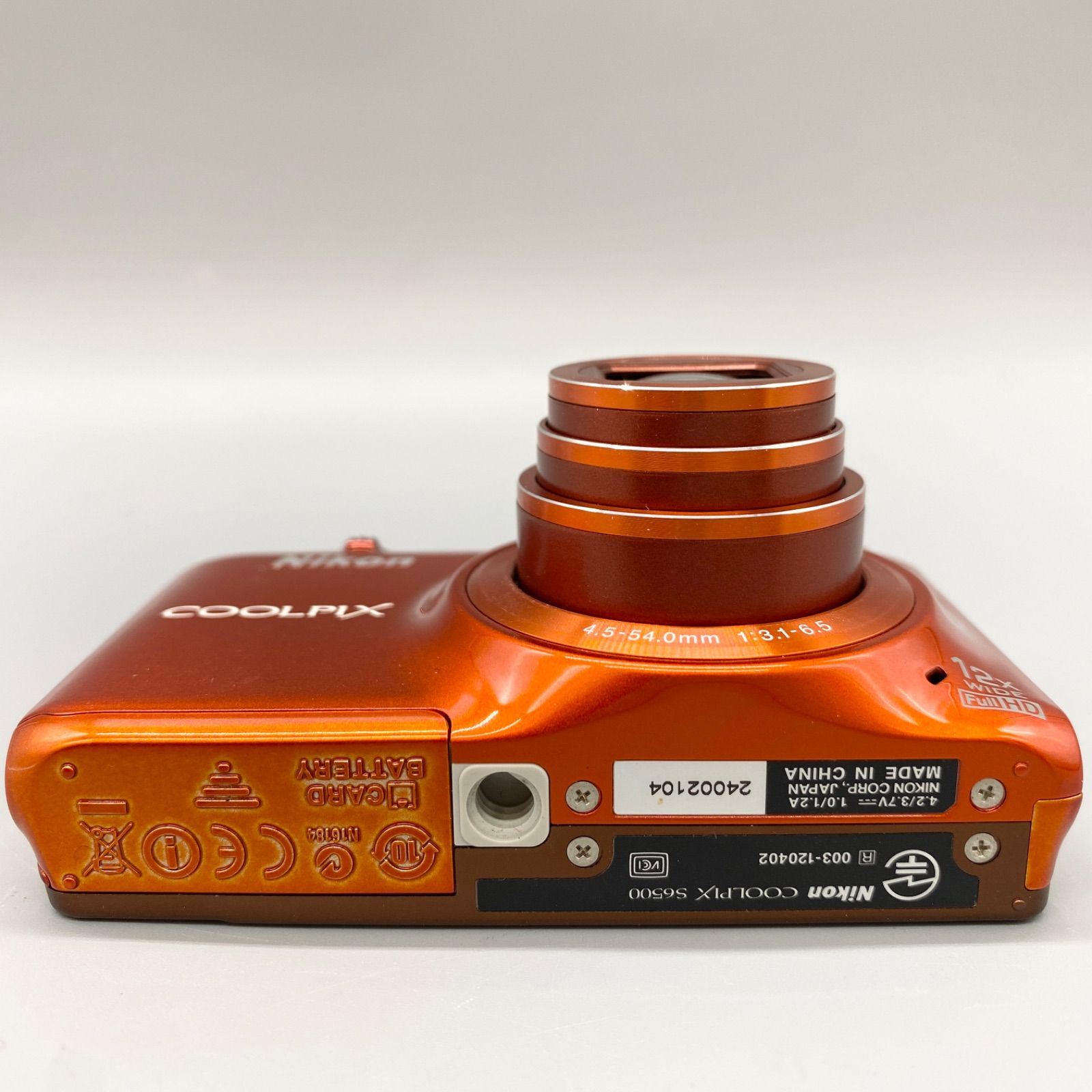 NIKON COOLPIX S6500 オレンジ - メルカリ