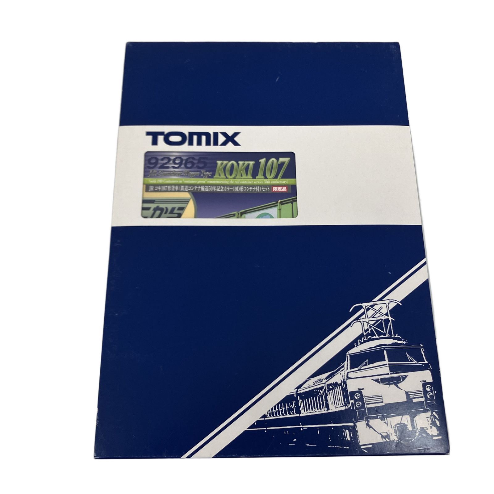 TOMIX 92965 コキ107形貨車 (鉄道コンテナ輸送50周年記念カラー19D形 N