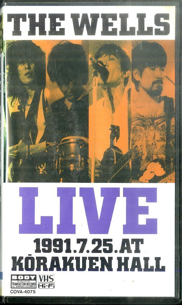 VHSビデオ / THE WELLS / LIVE / H00027404 - メルカリ