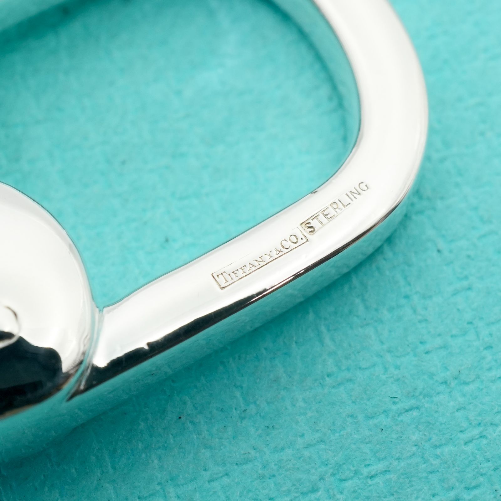 希少極美品 ティファニー ハート カデナ ロック キーホルダー/24-5412