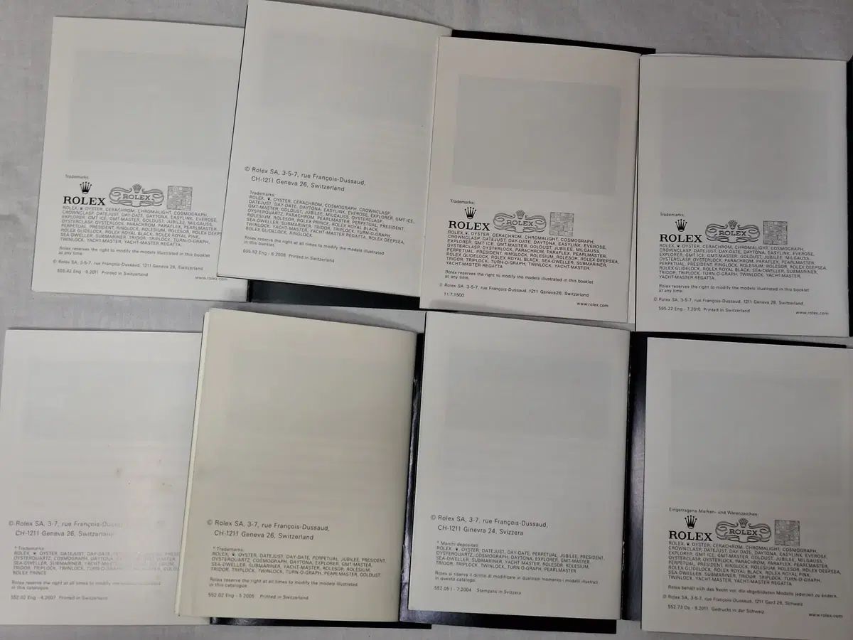 ROLEX ロレックス 正規品 説明書 ブックレット 50巻 まとめ - メルカリ