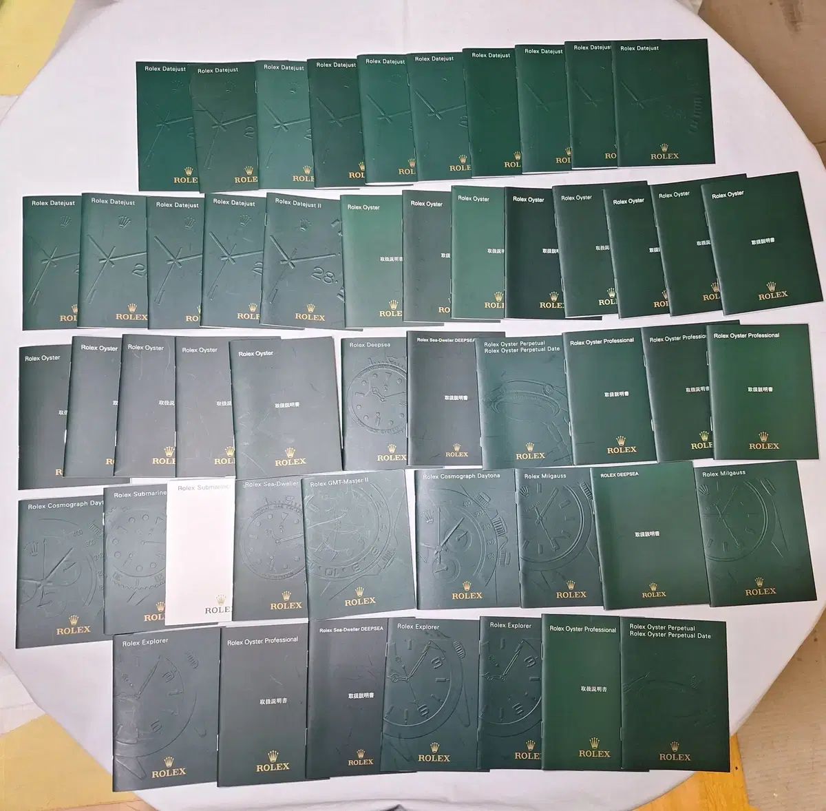 ROLEX ロレックス 正規品 説明書 ブックレット 50巻 まとめ - メルカリ