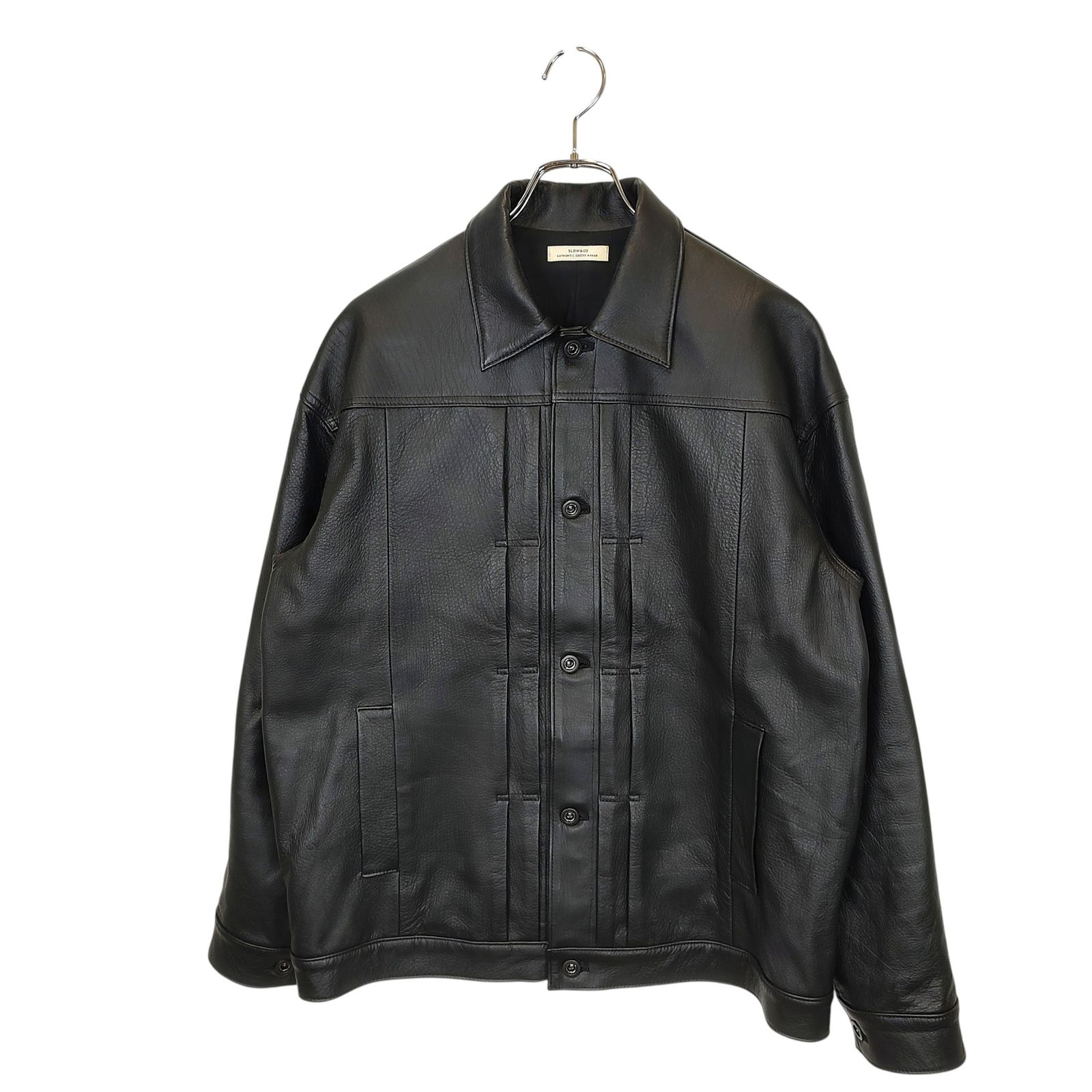 slow&co Leather mix Jacket スロウレザージャケット 【公式通販】