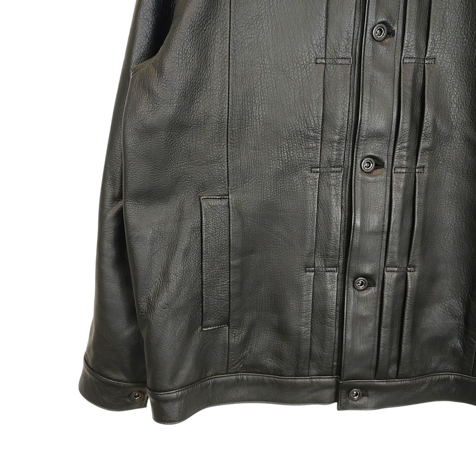 SLOW＆CO スロウアンドコー Deer Jacketディアスキン レザー 