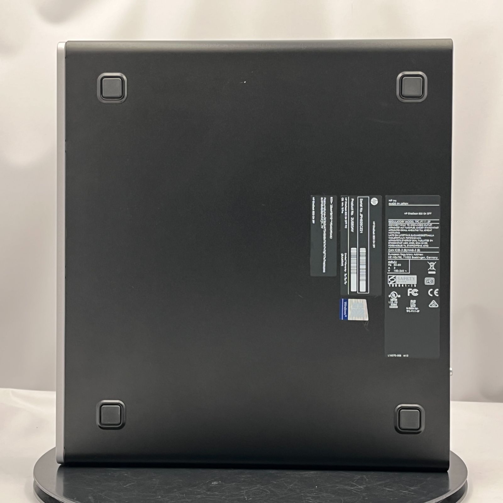 ☆外観スレあり/ジャンク☆HP EliteDesk 800 G4 SFF [Core i7 8700 8GB