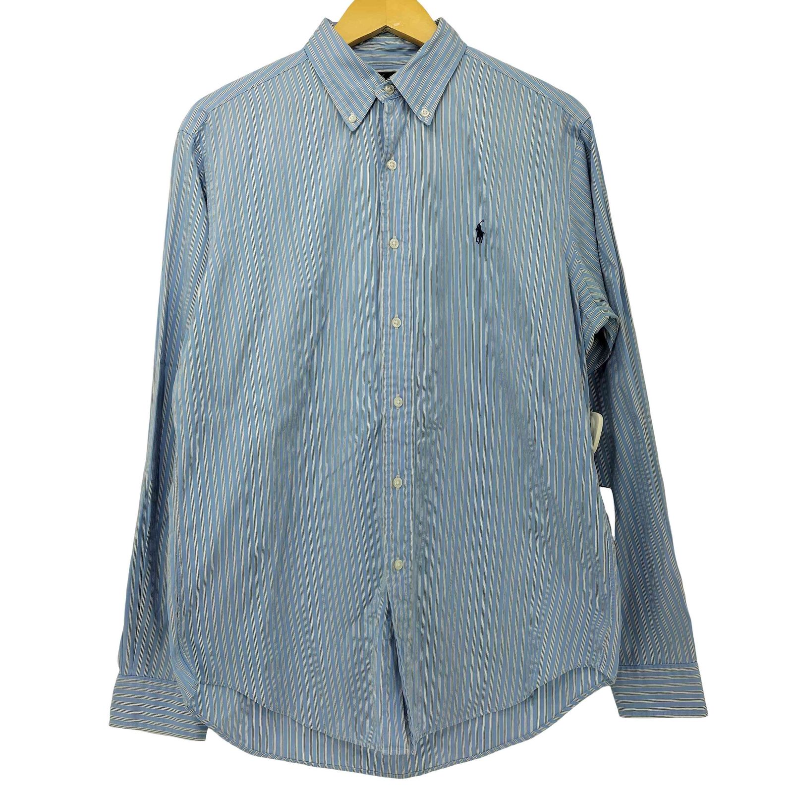 ラルフローレン RALPH LAUREN CLASSIC FIT ポニー刺繍 ストライプ