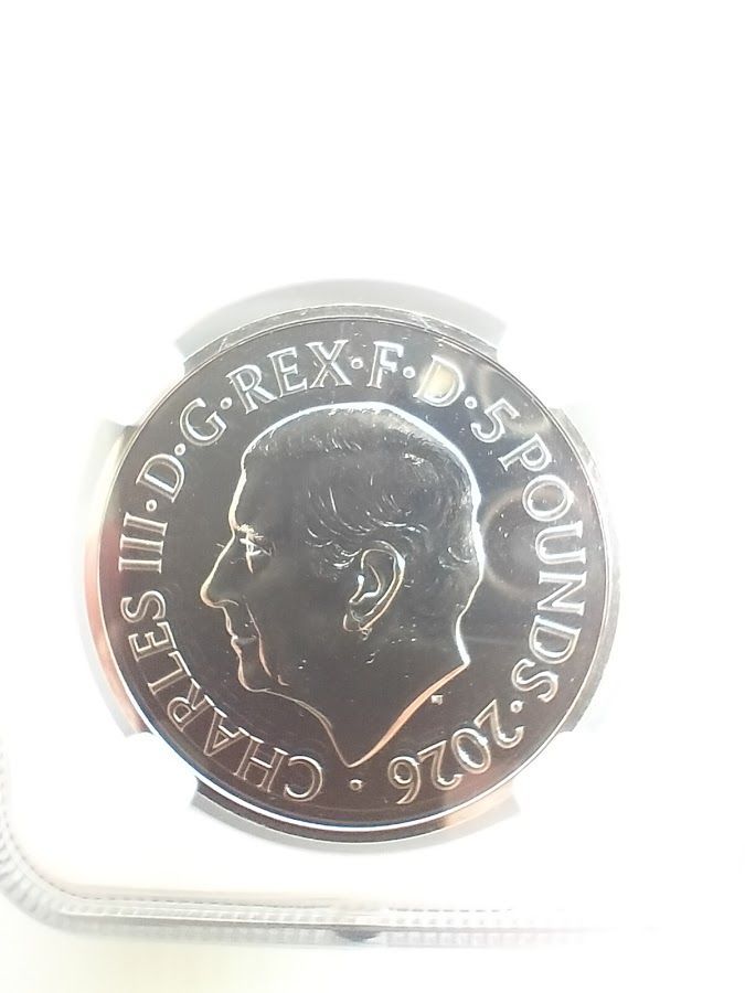 NGC MS69 DPL 2026年 イギリス 5PD クイーンズ ライオン チューダー