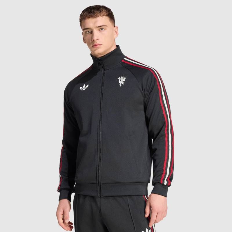【送料無料・匿名配送】adidas Originals アディダスオリジナルス マンチェスターユナイテッド 25/26 OG トラックトップ ジャージ 黒（ブラック） 新品 正規品