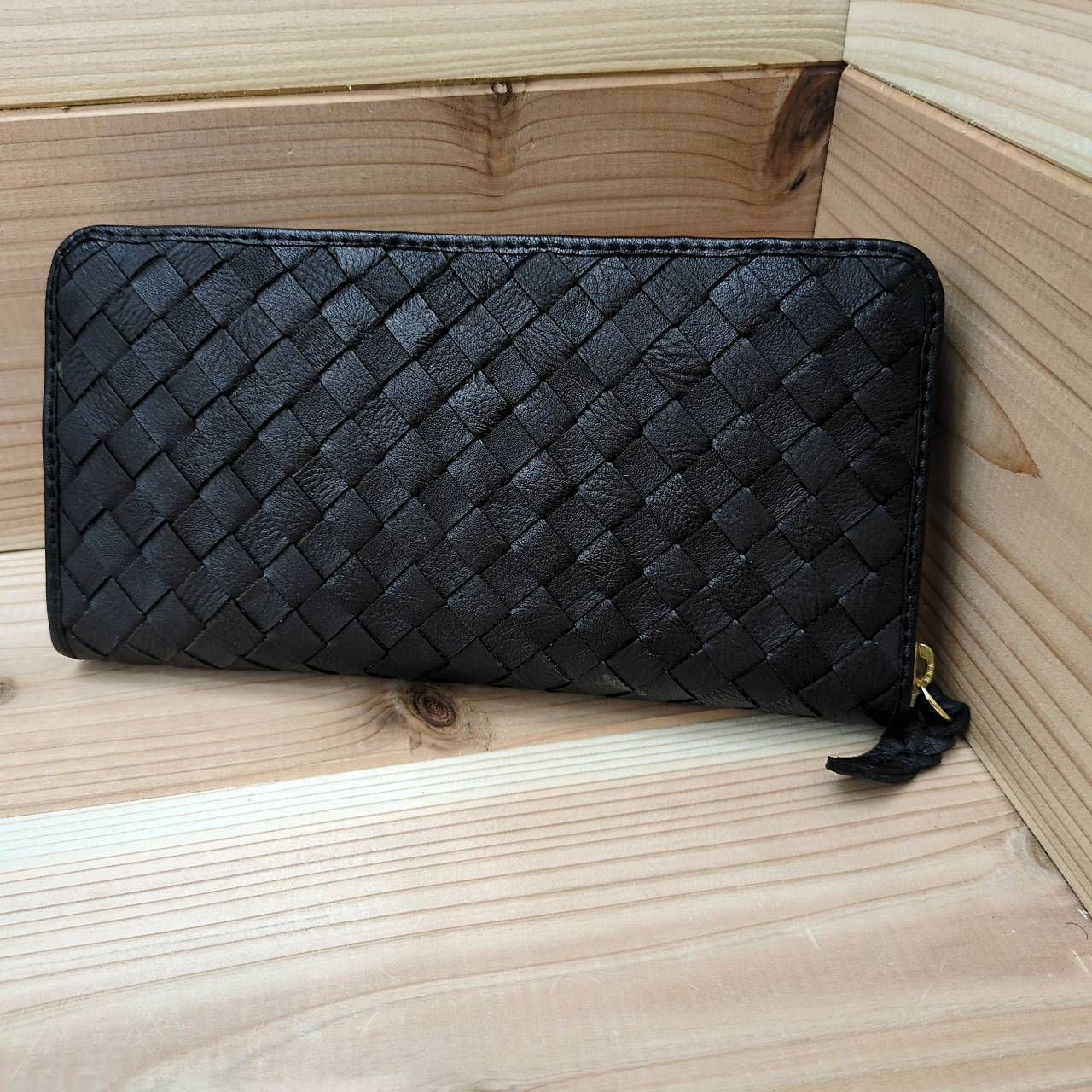 未使用 新品 Zucchero レディース 本革 なが財布 収納 牛革 ブラック 