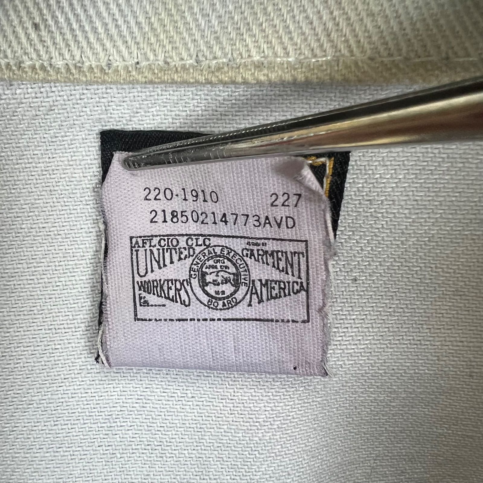 Lee 80s USA vintage 220J tracker denim jacket M 220-1910 リー