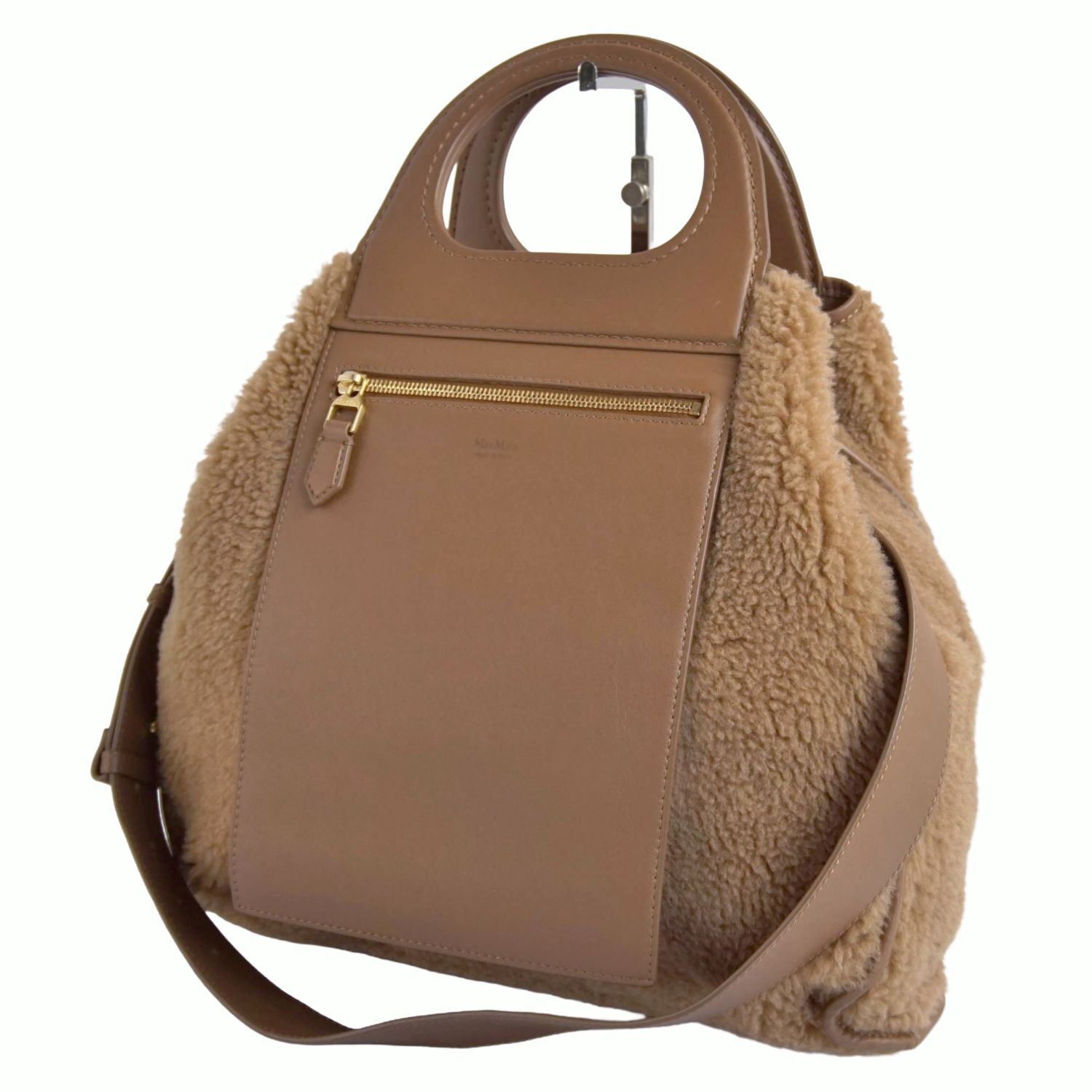 美品 マックスマーラ Max Mara 2way リバーシブル テディベア ボア
