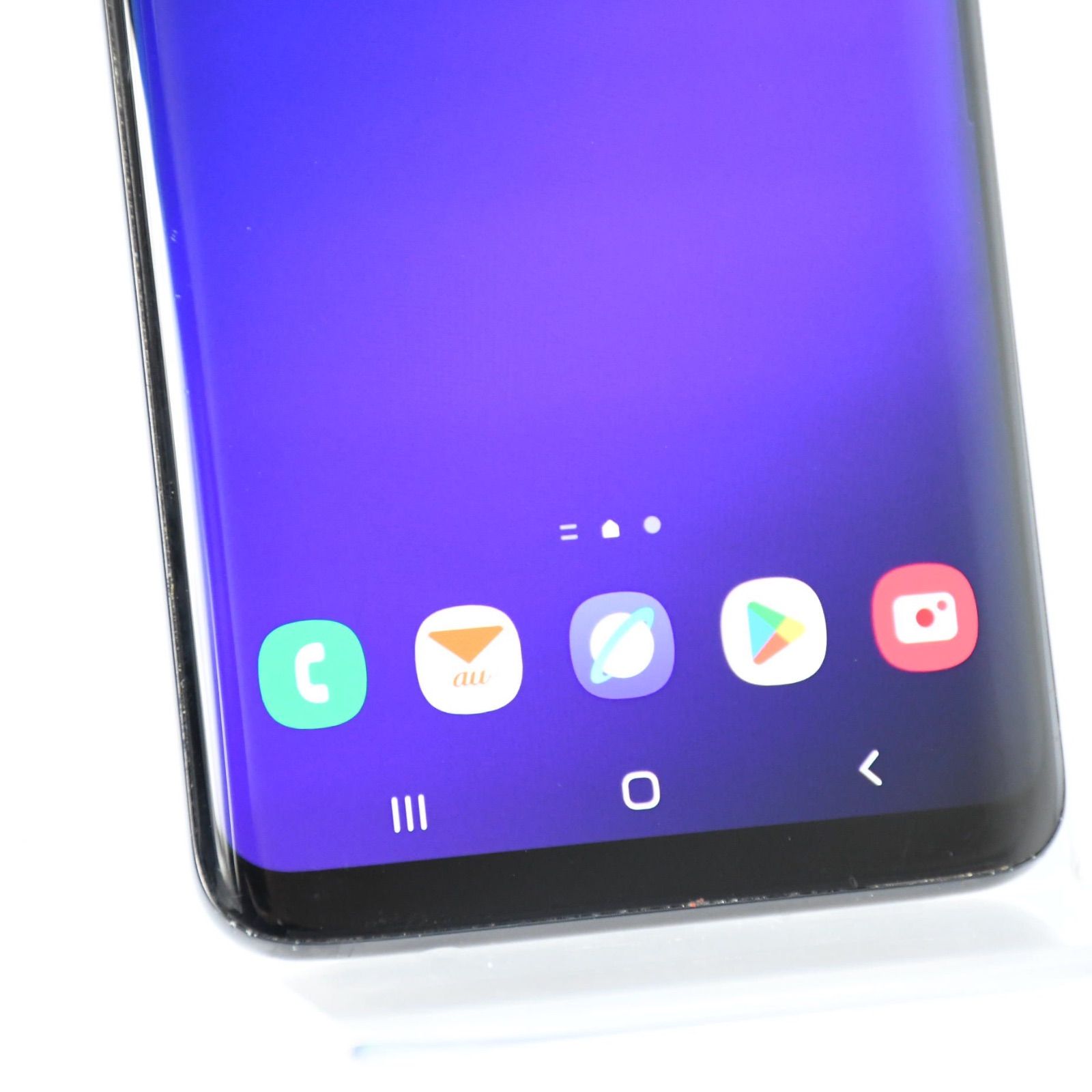 付属品完備＊電池良好】SIMフリーau Galaxy S9+ SCV39 ミッドナイト