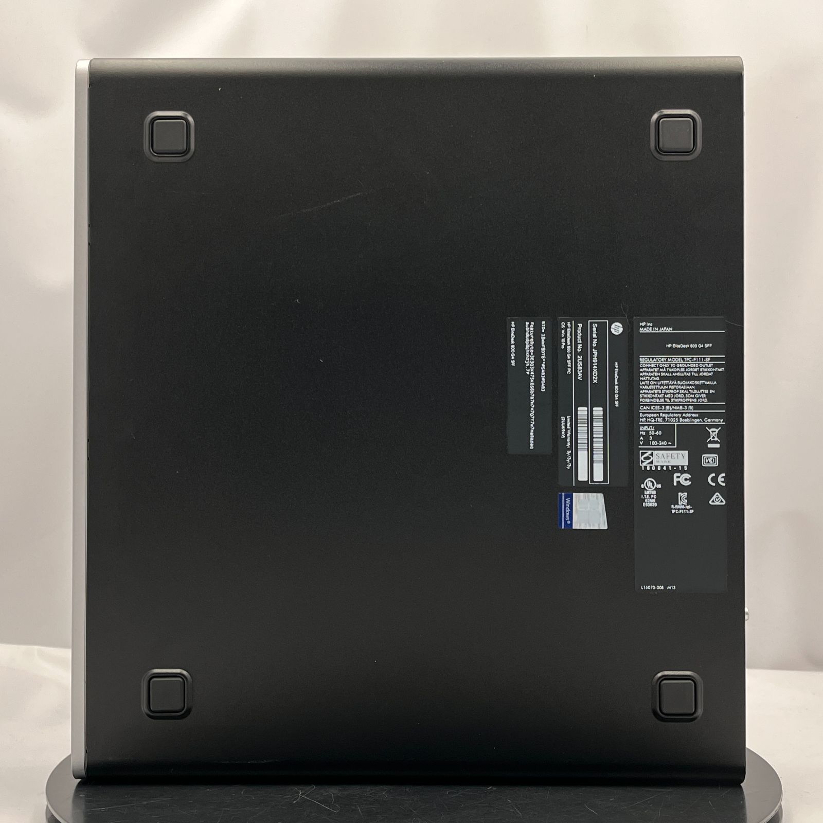 ☆外観スレあり/ジャンク☆HP EliteDesk 800 G4 SFF [Core i7 8700 8GB