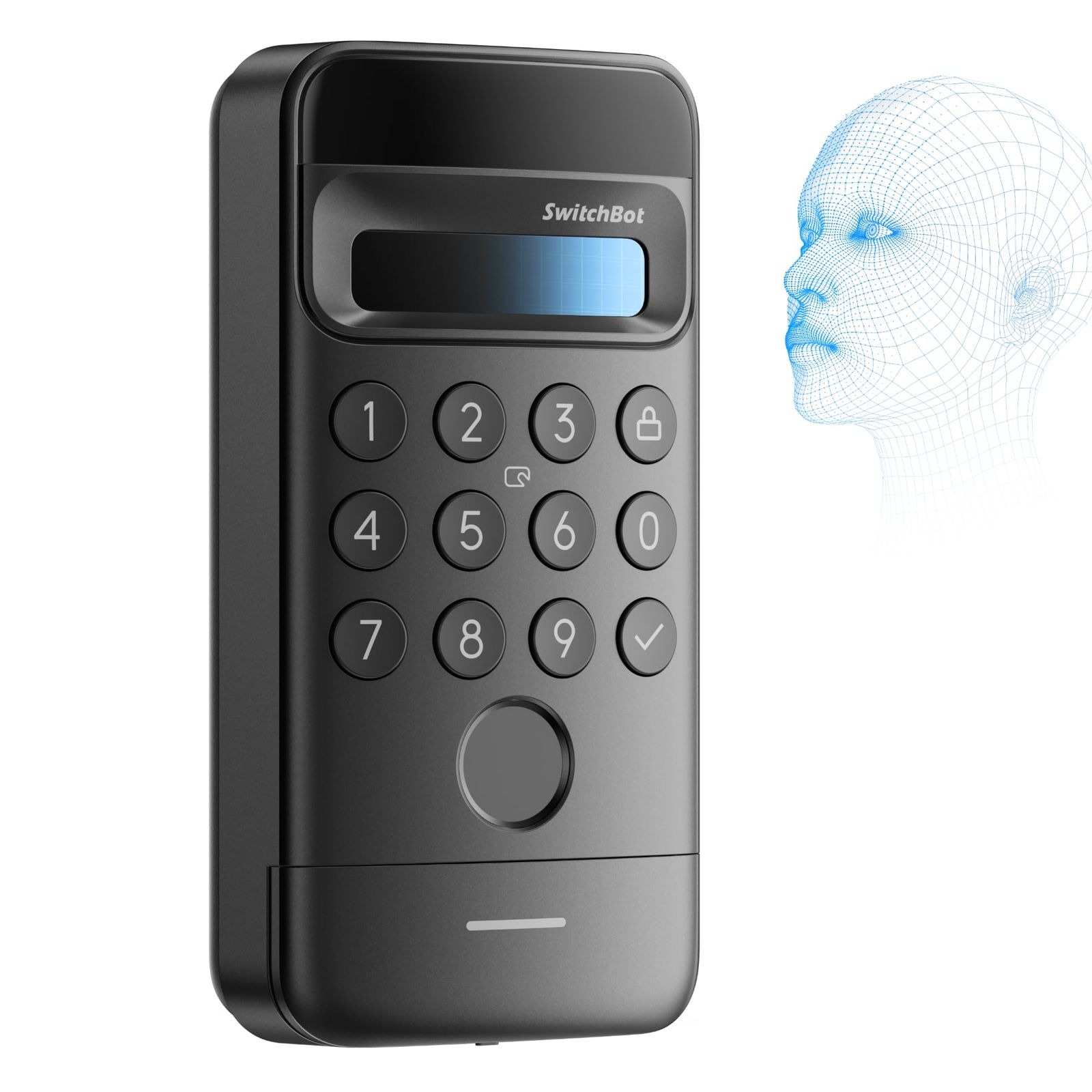 迅速に発送】SwitchBot 顔認証パッド 指紋認証 暗証番号 スマート