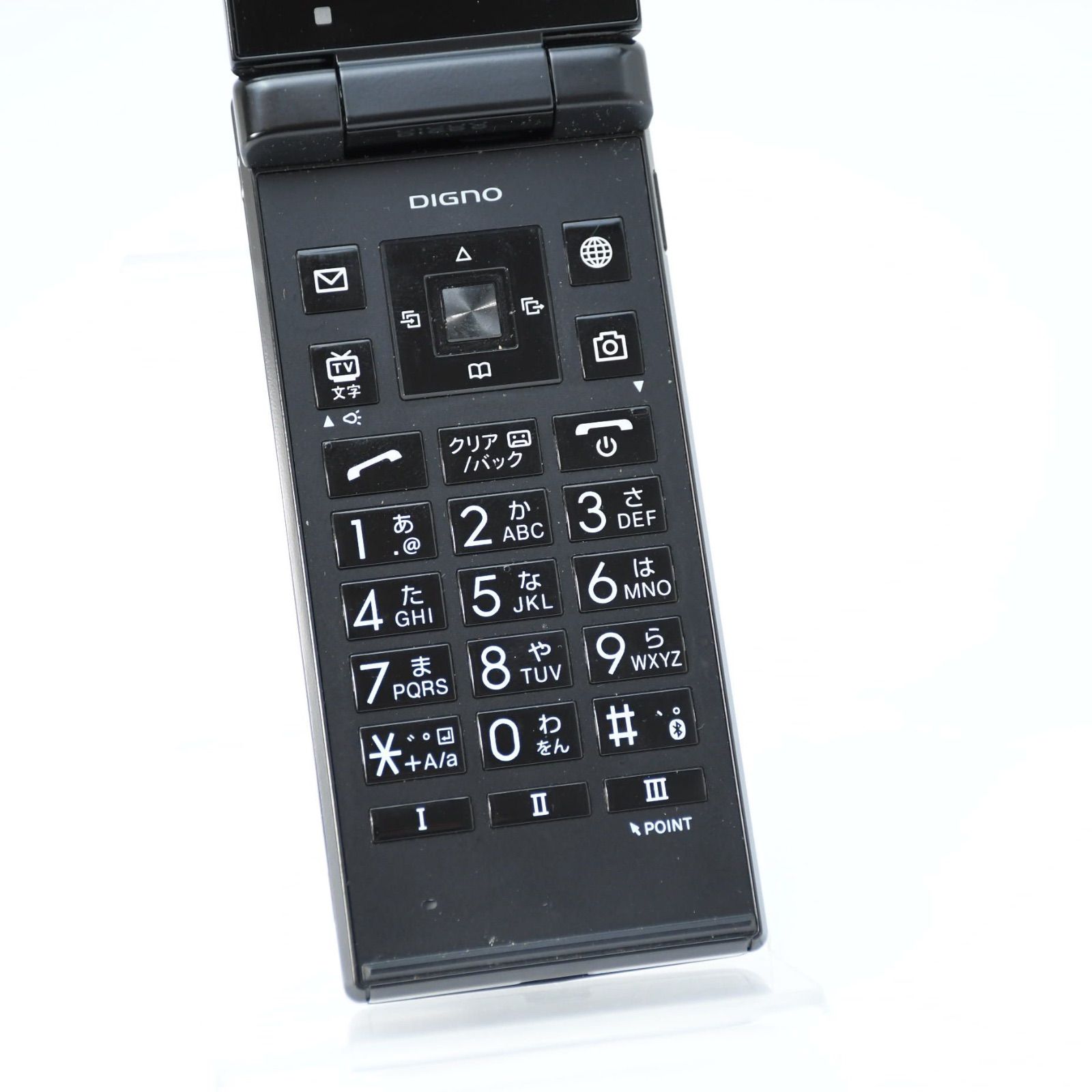 液晶美品】SIMフリーSoftbank 701KC DIGNO ケータイ2 ブラック - メルカリ