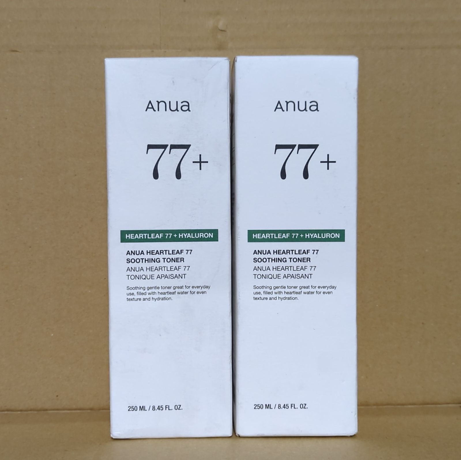 <ナ>2本セット×250ml　ANUA(アヌア)ドクダミ 77スージングトナー  化粧水  使用期限：2027.08.06 thumbnail 2