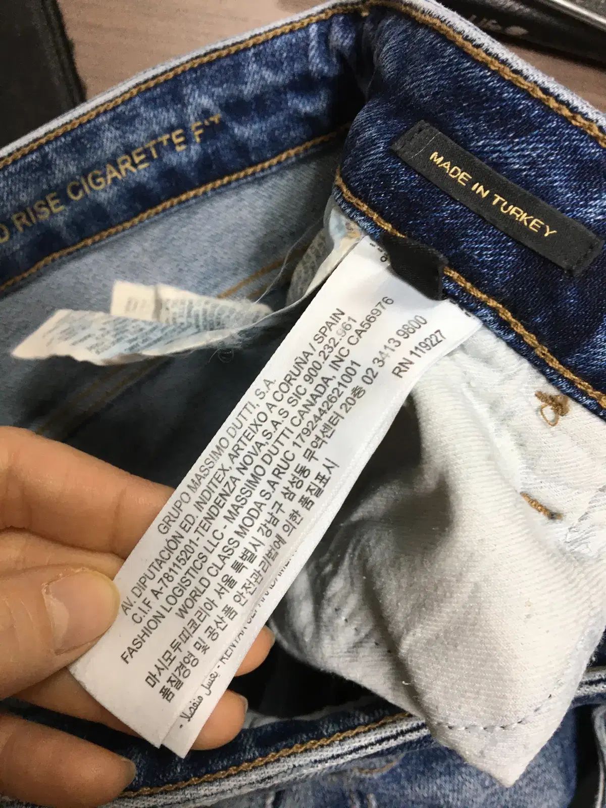 マッシモ ドゥッティ メンズ デニムパンツ デニム ボトムス グレー 