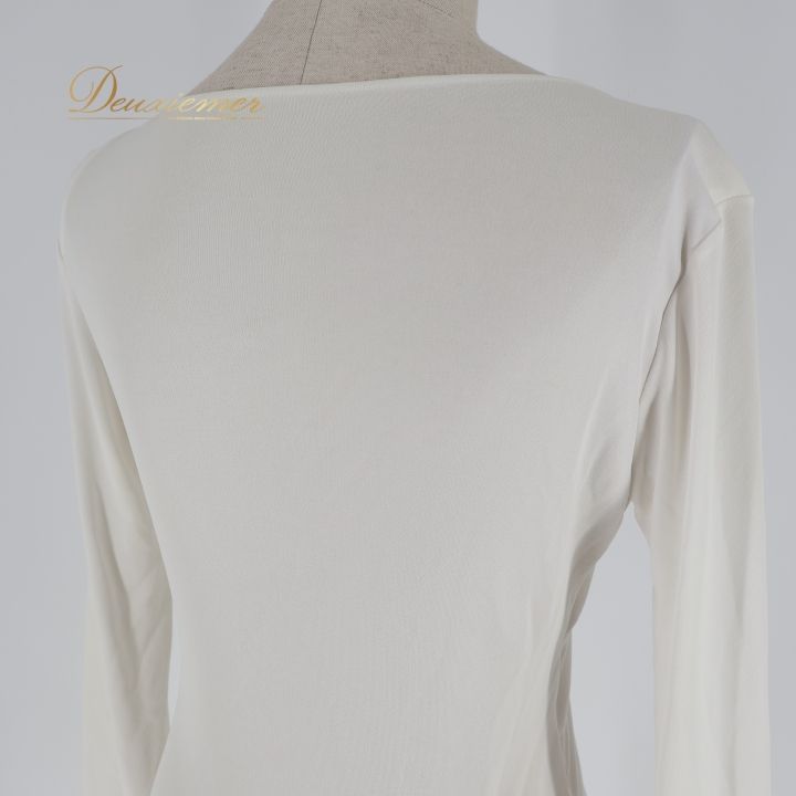 社交ダンス 衣装 トップス ブラウス ホワイト系 チャコットロイヤル