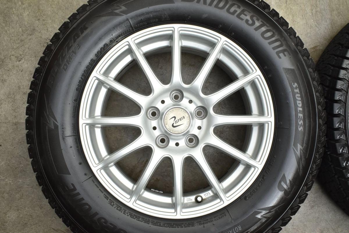 ◇バリ山 ブリザックDM-V1 215/70R16 ハリアー，X-TRAIL，D:5等