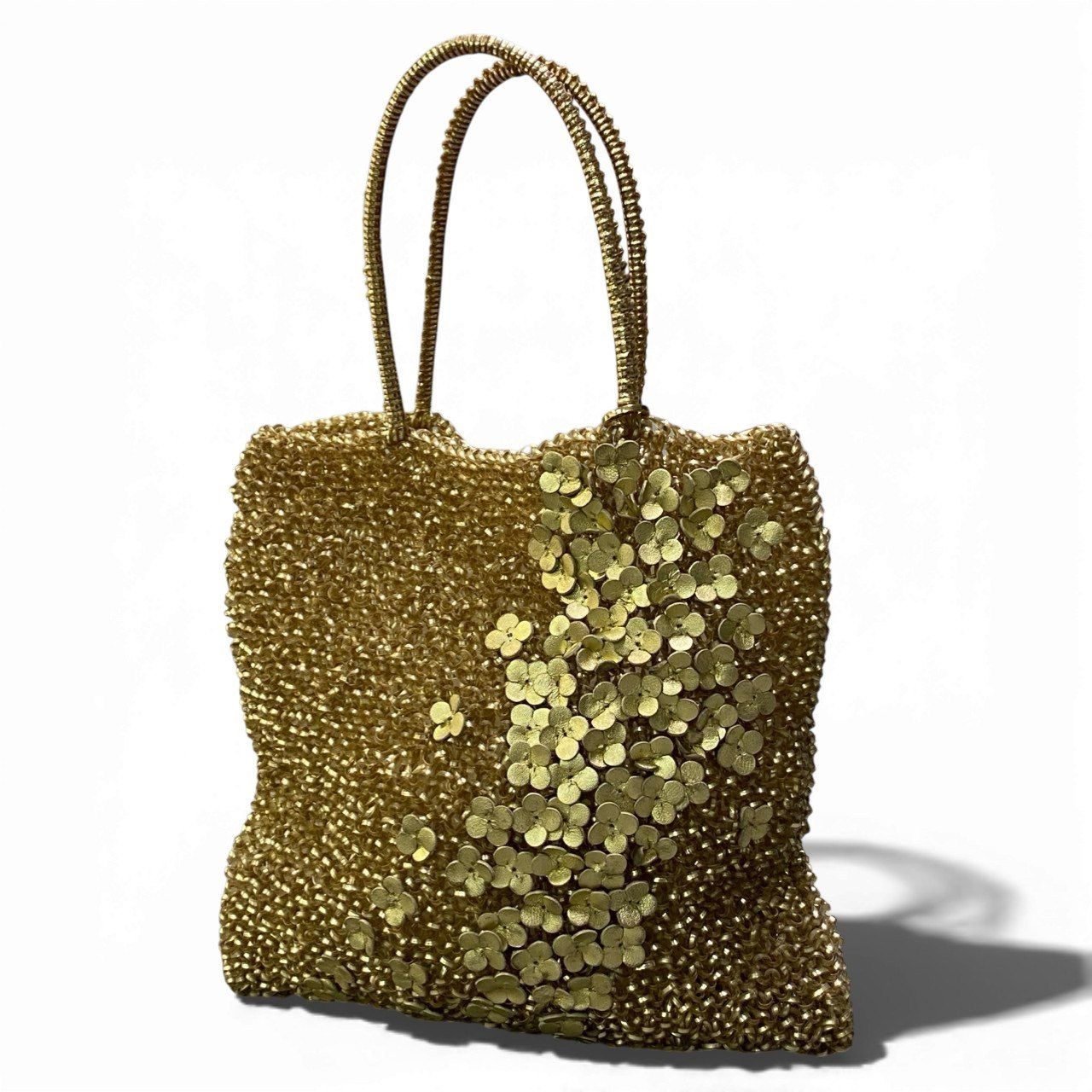 Db23 ANTEPRIMA アンテプリマ フラワー ワイヤーバッグ ハンドバッグ