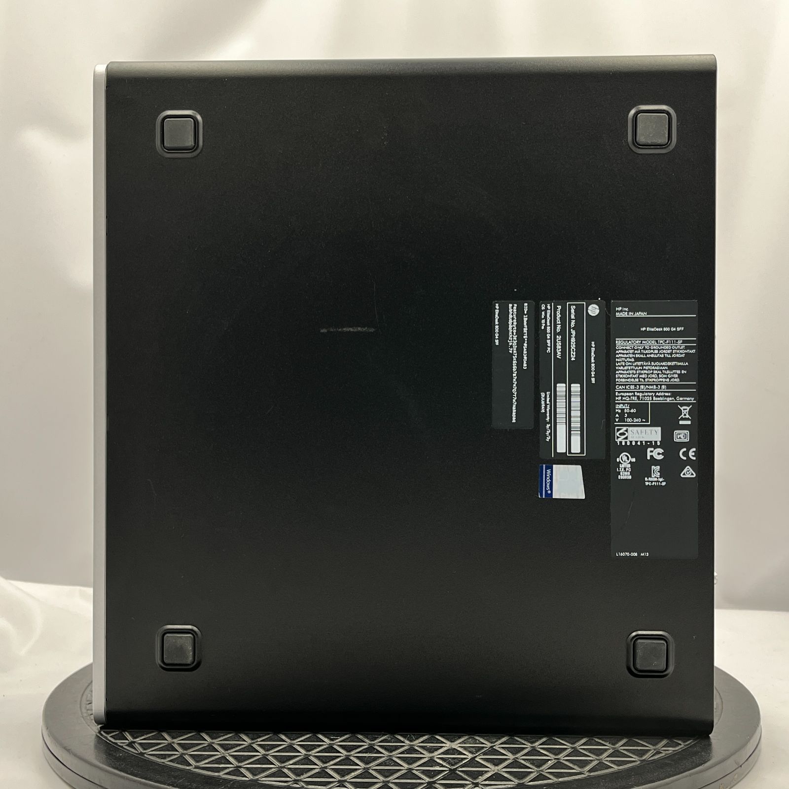 ☆外観スレあり/ジャンク☆HP EliteDesk 800 G4 SFF [Core i7 8700 8GB