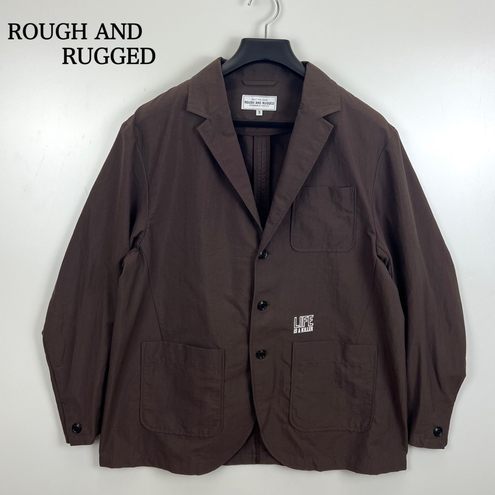 ROUGH AND RUGGED SNIFF casual jacket 3 L ラフアンドラゲッド ROUGH AND RUGGED SNIFF casual jacket 3 L ラフアンドラゲッド