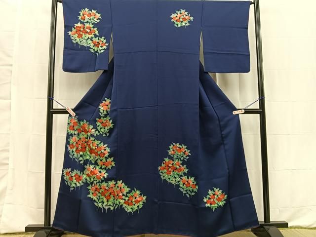 平和屋着物□訪問着 草花文 正絹 逸品 BAAN1809xi - メルカリ