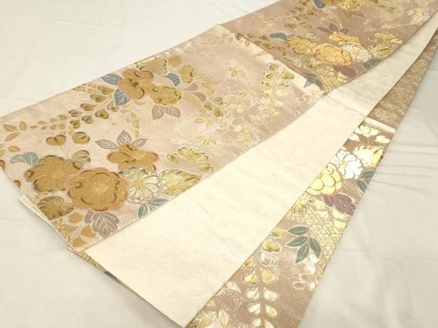 平和屋着物▽六通柄袋帯 辻が花 金糸 正絹 逸品 CABC8544dy - メルカリ